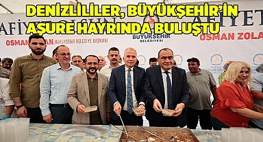 Denizlililer, Büyükşehir’in aşure hayrında buluştu