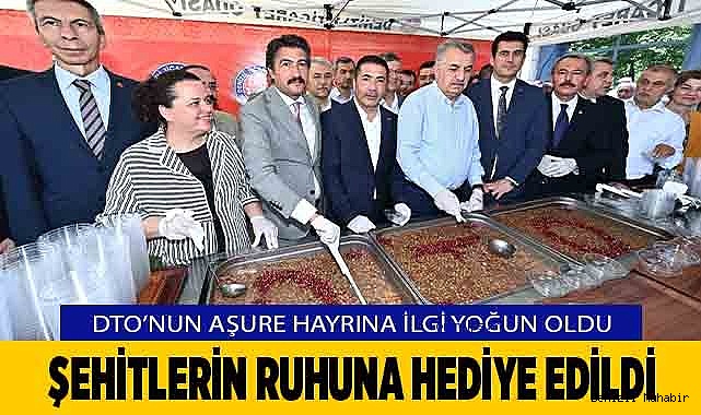 DTO’NUN AŞURE HAYRINA İLGİ YOĞUN OLDU