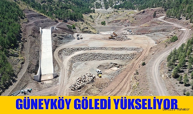 Güneyköy Göledi yükseliyor