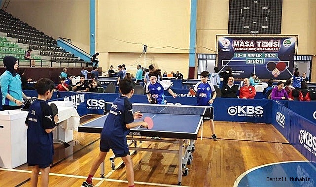 Masa tenisi finalinde 122 sporcu ter dökecek
