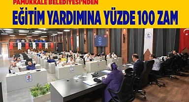 PAMUKKALE BELEDİYESİ’NDEN ÖĞRENCİLERE EĞİTİM YARDIMI