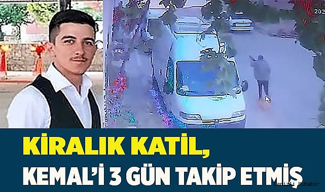 Para için adam öldüren tetikçi 3 gün keşif yapmış