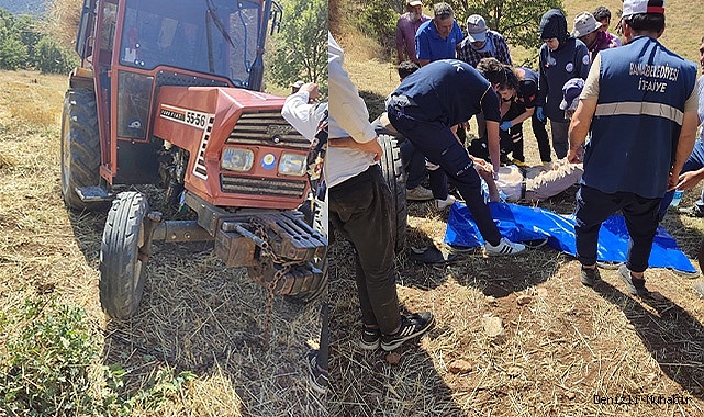 Traktörü kurtarmak isterken canından oldu