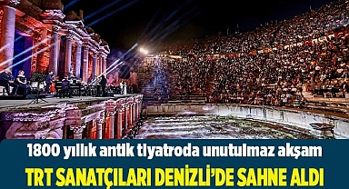 TRT Sanatçıları Denizli'de sahne aldı