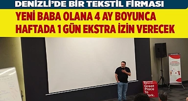 Yeni babalara haftalık 1 gün ekstra izin imkanı
