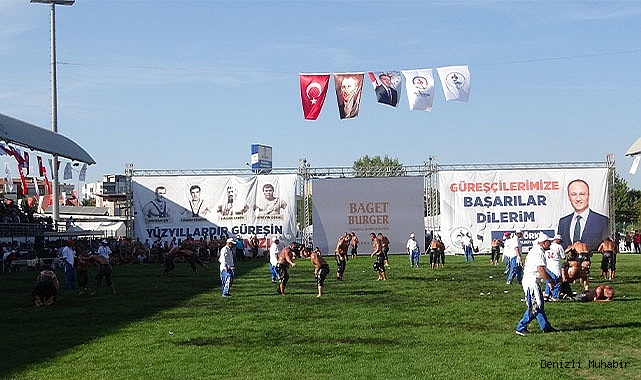 500 pehlivan Denizli'de er meydanına çıktı