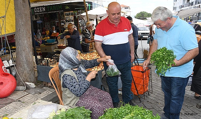 Başkan Şevik, pazar esnafını ziyaret etti