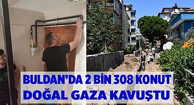 Buldan’da 2 bin 308 konut doğal gaza kavuştu