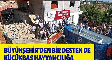 Büyükşehir’den bir destek de küçükbaş hayvancılığa
