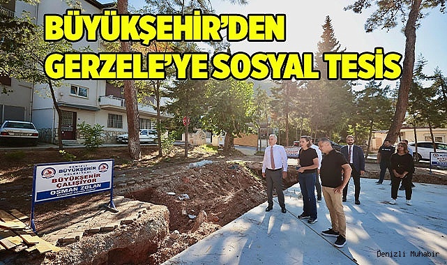 Büyükşehir’den Gerzele’ye sosyal tesis
