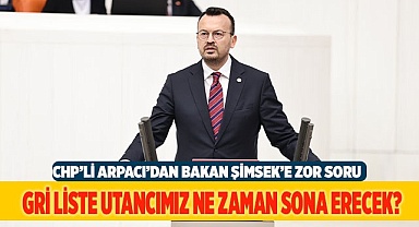 CHP’Lİ ARPACI’DAN BAKAN ŞİMSEK’E ZOR SORULAR