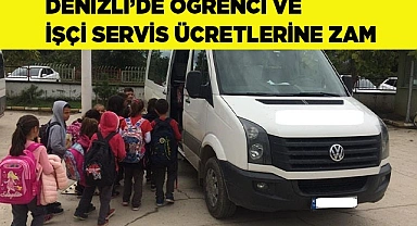 Denizli’de öğrenci ve işçi servis ücretleri belli oldu