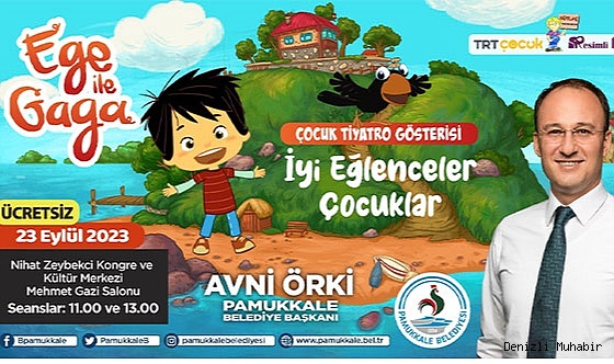 EGE İLE GAGA PAMUKKALELİ MİNİKLERLE BULUŞUYOR