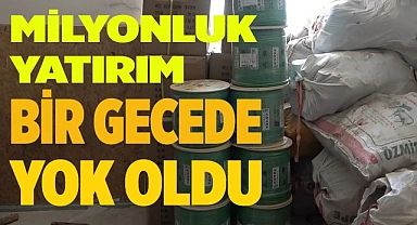  İşadamının milyonluk yatırımı bir gecede yok oldu