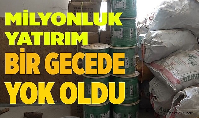  İşadamının milyonluk yatırımı bir gecede yok oldu