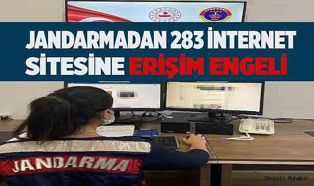 Jandarmadan 283 internet sitesine erişim engeli