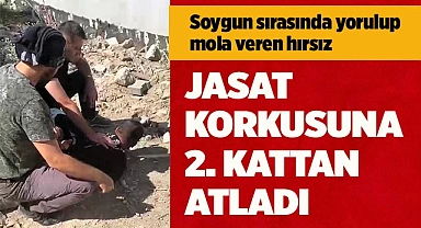 JASAT’ı karşısında görünce balkondan atladı