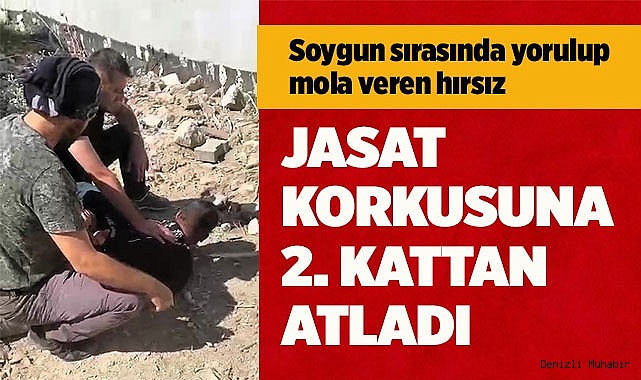 JASAT’ı karşısında görünce balkondan atladı