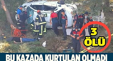 Kazada ölü sayısı 3’e yükseldi