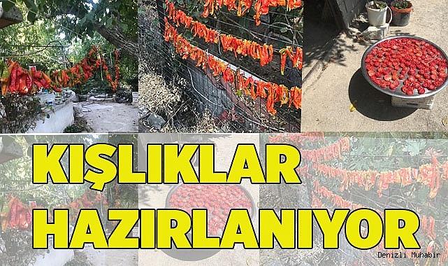 Kışlıklar hazırlanıyor