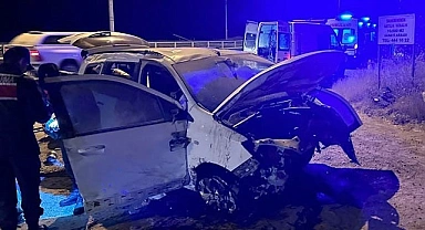 Kütahya'da feci kaza: 2 ölü, 2 yaralı