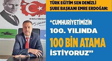 “OKULLARDAKİ HİZMETLİ VE GÜVENLİK İHTİYACI GİDERİLMELİDİR”
