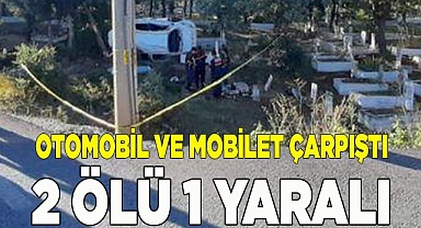 Otomobil ve mobilet çarpıştı, sürücüleri öldü