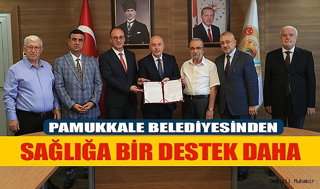 PAMUKKALE BELEDİYESİNDEN SAĞLIĞA BİR DESTEK DAHA