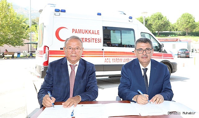 PAÜ Hastanelerine Ambulans Bağışı İçin Protokol İmzalandı