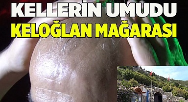 Saçıyla sorunu olan Keloğlan Mağarasına koşuyor