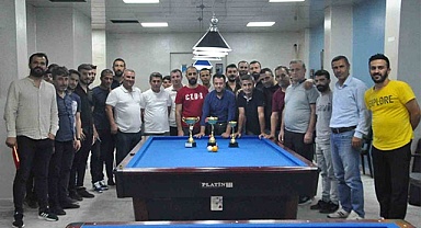 Şırnak’ta 3 bant bilardo turnuvası yapıldı