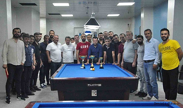 Şırnak’ta 3 bant bilardo turnuvası yapıldı