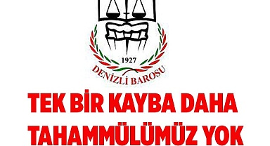 Tek Bir Kayba Daha Tahammülümüz Yok