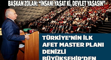 Türkiye’nin ilk afet master planı çalışmaları sürüyor