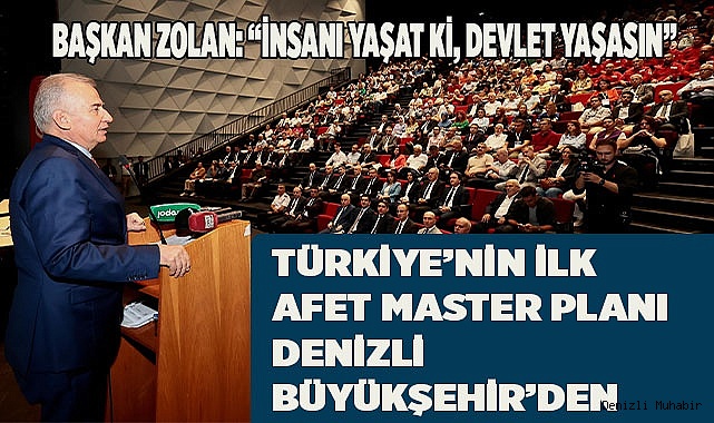 Türkiye’nin ilk afet master planı çalışmaları sürüyor