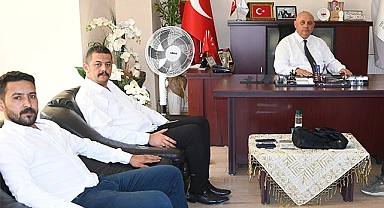 Ülkü Ocakları Başkanı Solak, Başkan Şevik'i ziyaret etti