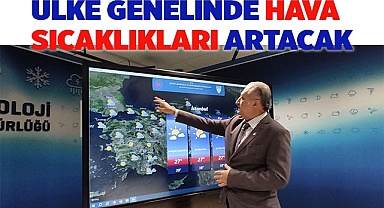 Yurt genelinde hava sıcaklıkları artacak
