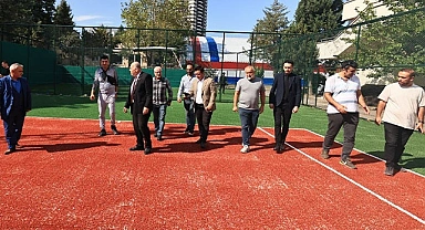 2 milyonluk tenis kortları yeni yüzüyle hizmete hazır
