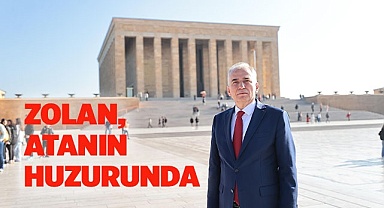 Başkan Osman Zolan Ata’nın huzurunda