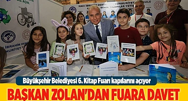 Büyükşehir Belediyesi 6. Kitap Fuarı kapılarını açıyor