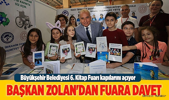 Büyükşehir Belediyesi 6. Kitap Fuarı kapılarını açıyor
