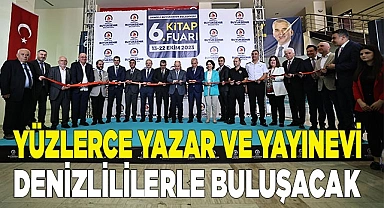 Denizli Büyükşehir Belediyesi 6. Kitap Fuarı açıldı
