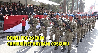 Denizli’de 29 Ekim Cumhuriyet Bayramı coşkusu