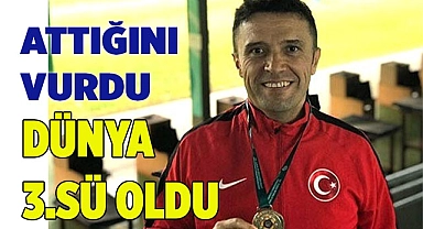 Denizlili komutan attığını vurdu, dünya 3.'sü oldu