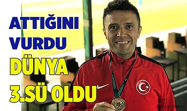 Denizlili komutan attığını vurdu, dünya 3.'sü oldu