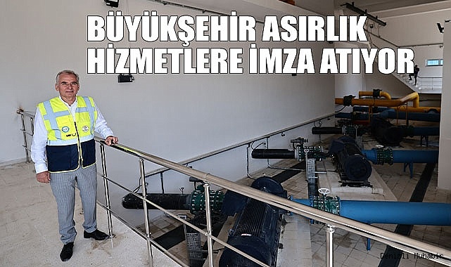 İki depo, Akbaş Barajı’ndan getirilen suların dağıtım merkezi olacak