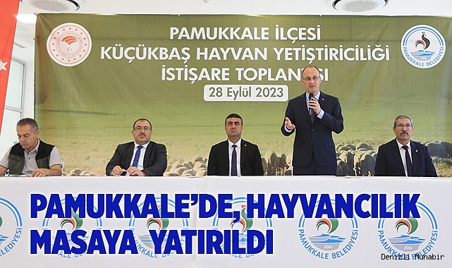 İLÇENİN HAYVANCILIK SEKTÖRÜ DEĞERLENDİRİLDİ