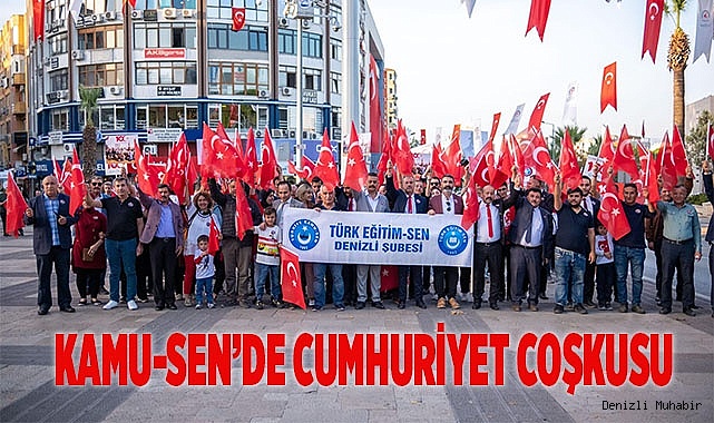 KAMU-SEN’DE CUMHURİYET BAYRAMI COŞKUSU