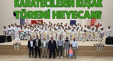 KARATECİLERİN KUŞAK TÖRENİ HEYECANI