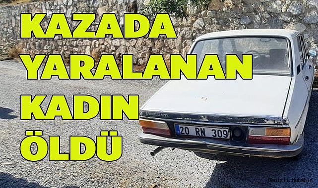 Kazada ağır yaralanan kadın yaşamını yitirdi